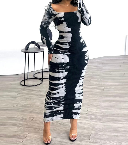 Long sleeve maxi PLUS SIZE