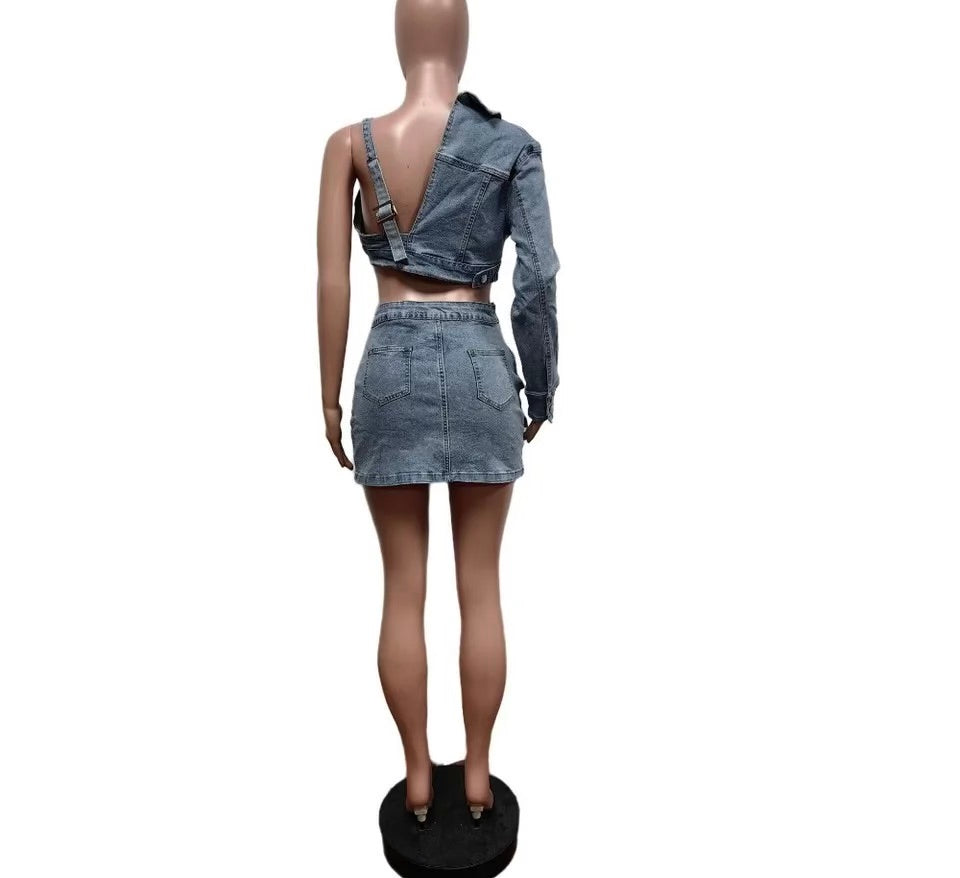 Myliyah denim set