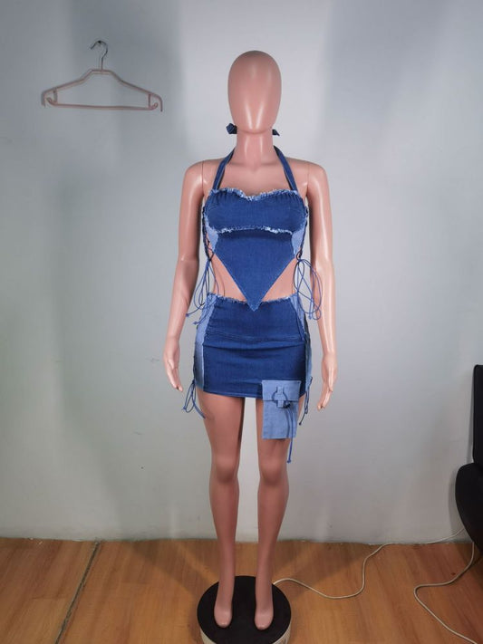 Don’t save her denim set