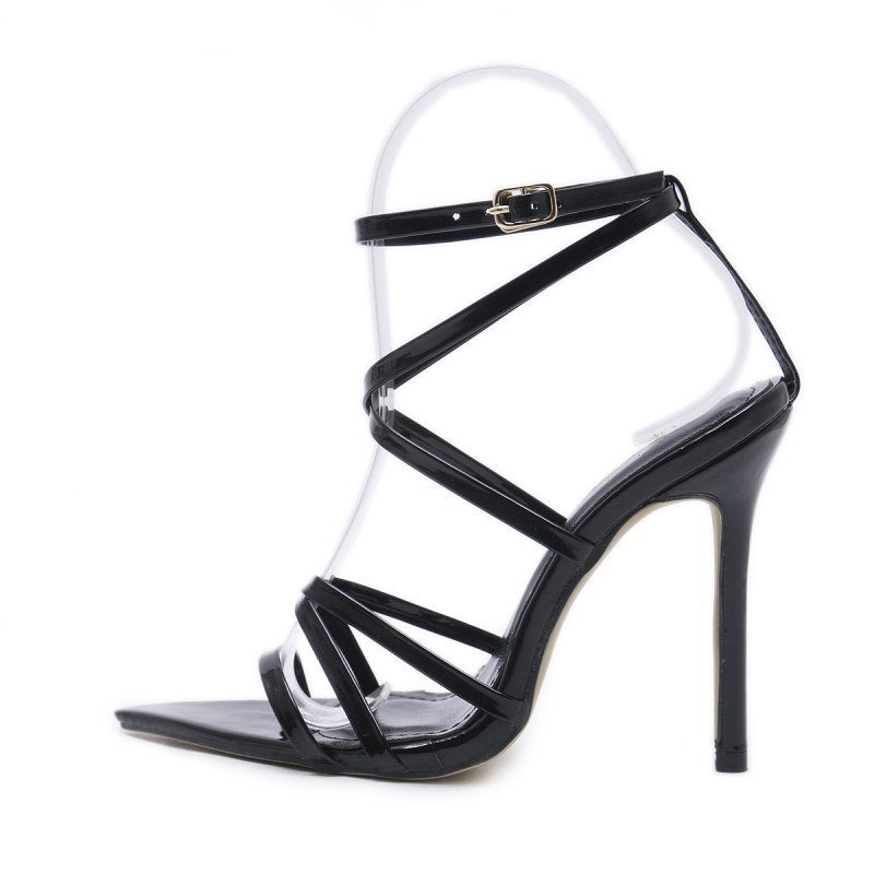 Classic ankle strapped heels