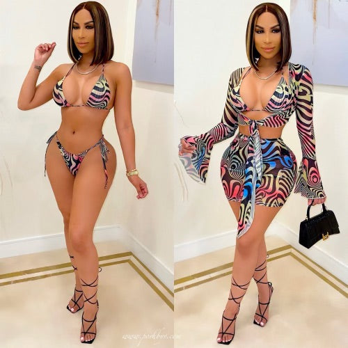 4 piece bikini set