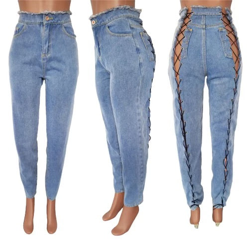 Laced jeans PLUS SIZE