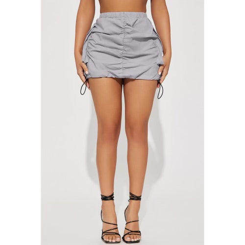 Drawstring skirt