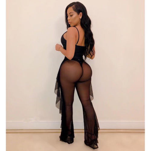 Two piece mesh swimsuit