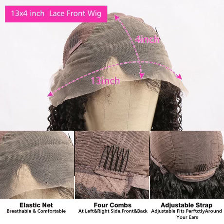 13x4 Deep Wave Hd lace front wig