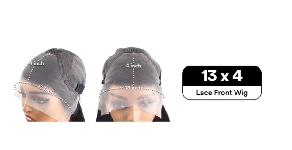 Straight 13x4 lace front wig
