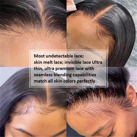 Straight 13x4 lace front wig
